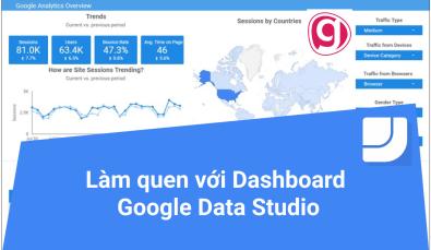 Hướng dẫn sử dụng Dashboard của Google Data Studio